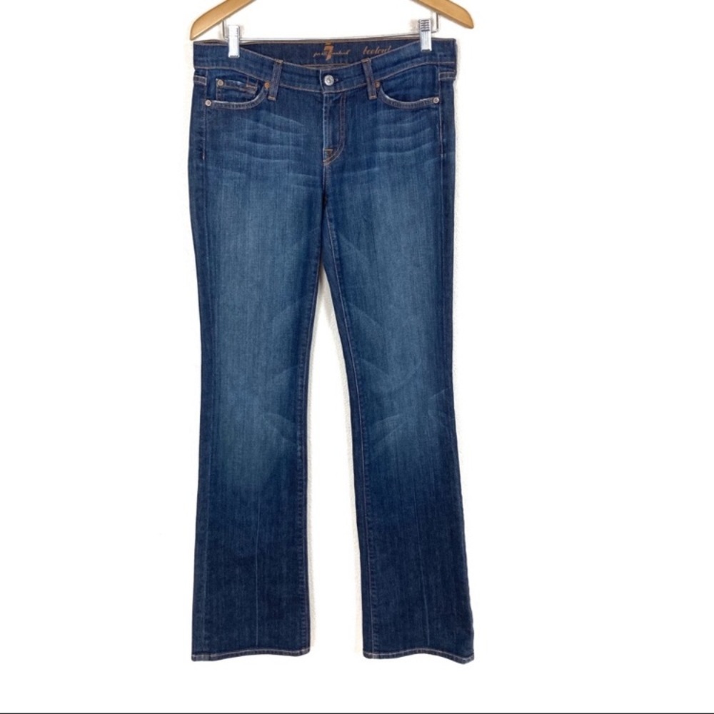 7 For All Mankind Bootcut‎ Dark Wash Stretch Jeans Women’s Sz 29